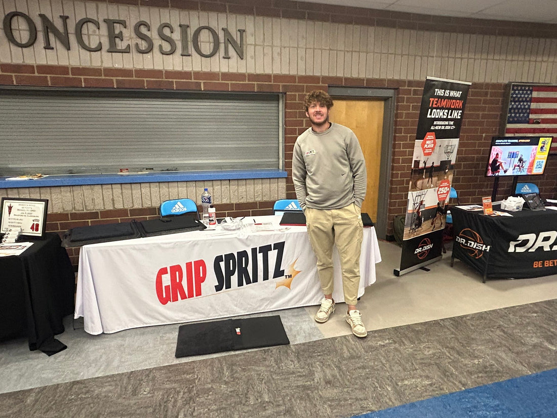 Grip Spritz attends Statewide Basketball Coaching Clinics