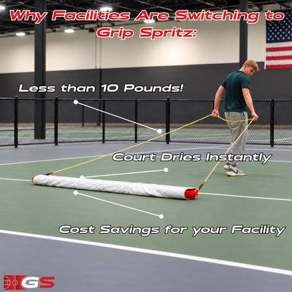 Grip Spritz Pickleball Court Mop | Multi Court Facility Kit