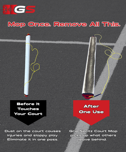 Grip Spritz Pickleball Court Mop | Multi Court Facility Kit