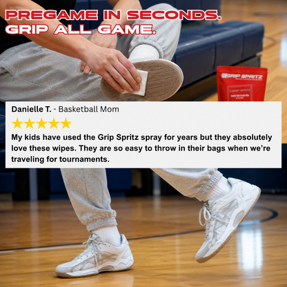 Grip Spritz Traction Wipes | On-The-Go Shoe Grip