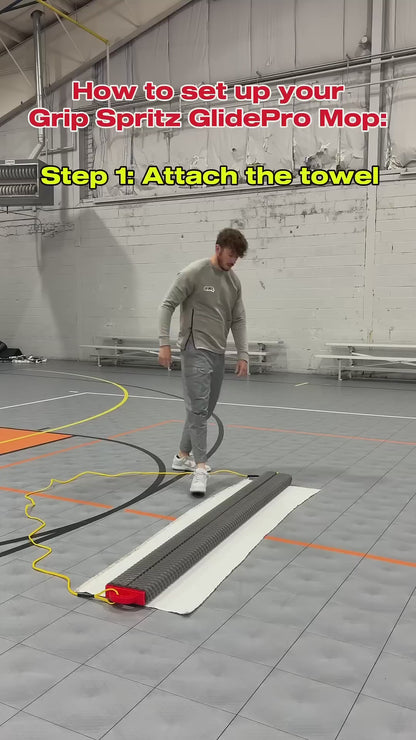 Grip Spritz Basketball Court Mop | Complete Court Cleaning System